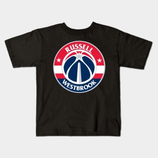 Russell Westbrook 0 Washington Wizards Kids T-Shirt